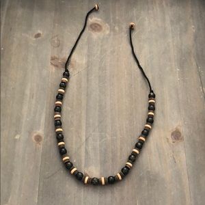 🔴 Wood bead necklace